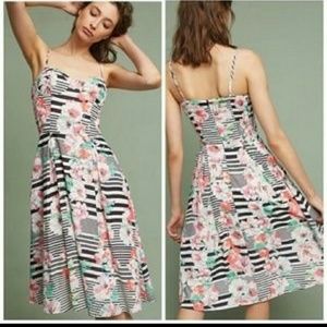 Yumi kim nwt russe floral stripe dress anthro